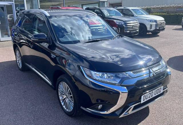 Mitsubishi Outlander 2.4 PHEV Design 5dr Auto Estate Petrol Parallel PHEV BLACK