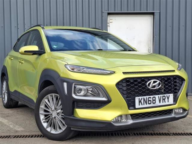 Hyundai Kona 1.0T GDi Blue Drive SE 5dr Hatchback Petrol YELLOW
