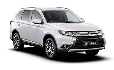 Mitsubishi Outlander - Available in Frost White